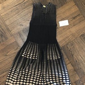 Accordion Dress-Polka Dot Print